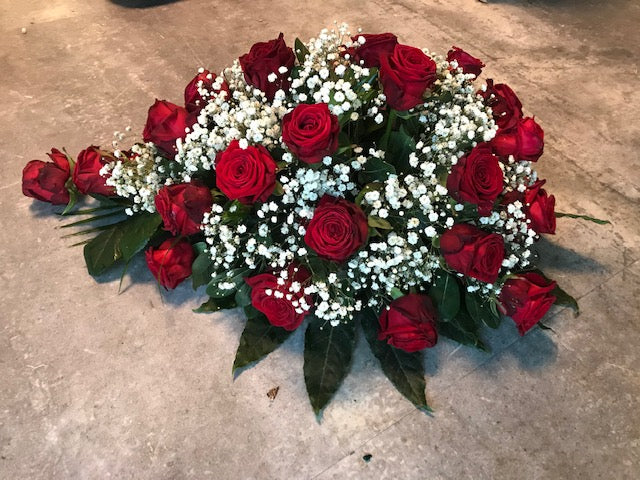 Bloemstuk druppel rood