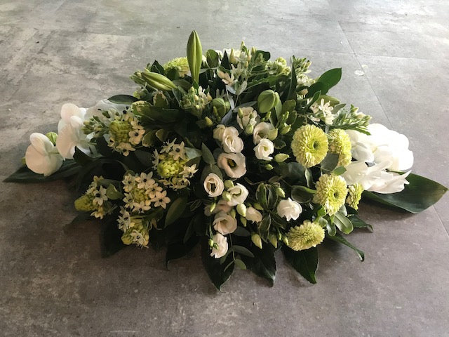 Bloemstuk ovaal orchidee